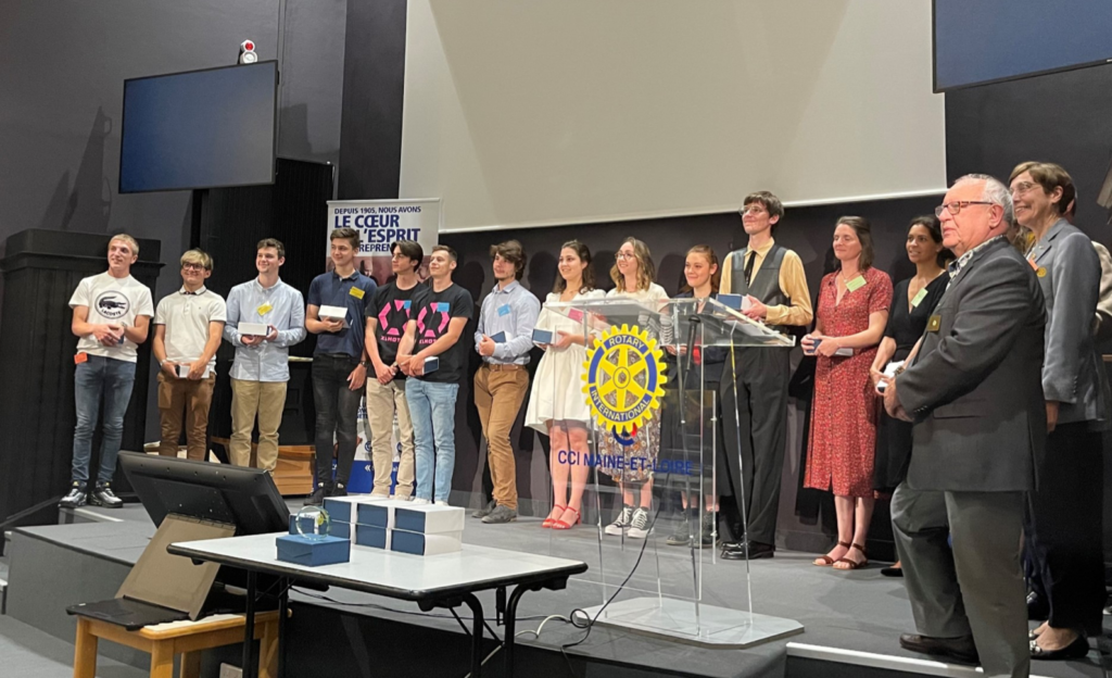 Prix 2022 des Apprentis de la CCI Club Rotary Angers